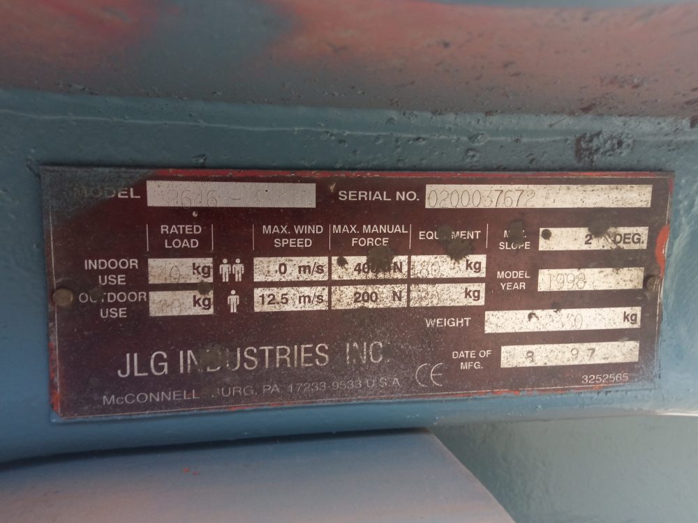 PLATAFORMA ELEVADORA ELÉCTRICA 10 M- JLG - SERVICIO ALQUILER - PRECIO: 41€/día - Imagen 8