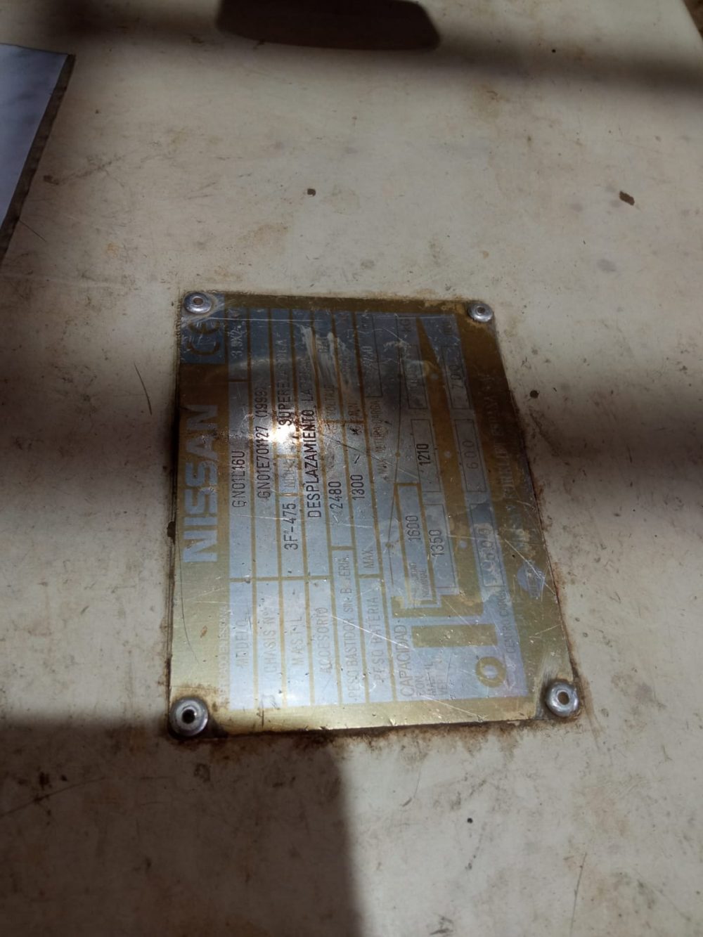 CARRETILLA ELÉCTRICA NISSAN GN01L16U -1.6 Kg OCASIÓN - PRECIO: 8.300 € - Imagen 12
