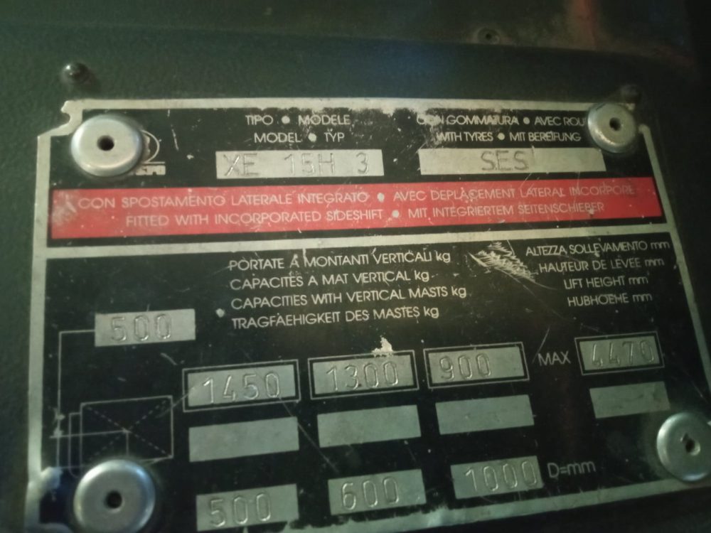 CARRETILLA ELVADORA ELÉCTRICA OM 1.5 Kg - OCASIÓN - PRECIO: 6.800 € - Imagen 15
