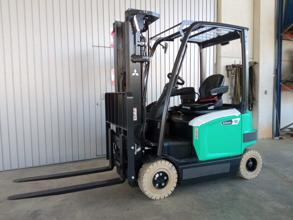 CARRETILLA ELEVADORA ELÉCTRICA MITSUBISHI FB18CN2 18 EDÍA Litio-NUEVA-PRECIO: 43.700 € - Imagen 2