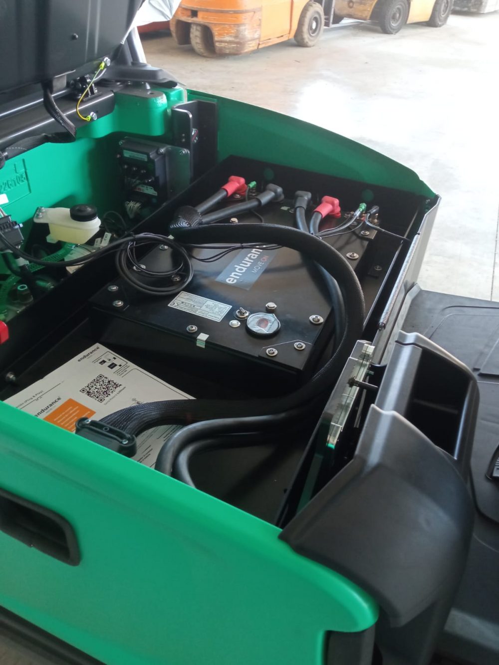 CARRETILLA ELEVADORA ELÉCTRICA MITSUBISHI FB18CN2 18 EDÍA Litio-NUEVA-PRECIO: 43.700 € - Imagen 18