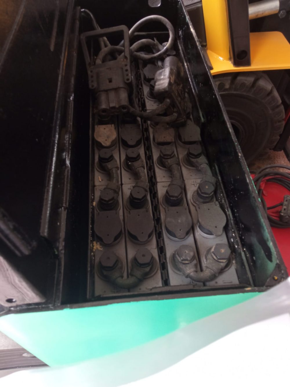 Transpaleta Eléctrica 2.0 Kg. Intertrac  TCM -USADA – OCASIÓN  PRECIO.: 1.700€ - Imagen 7