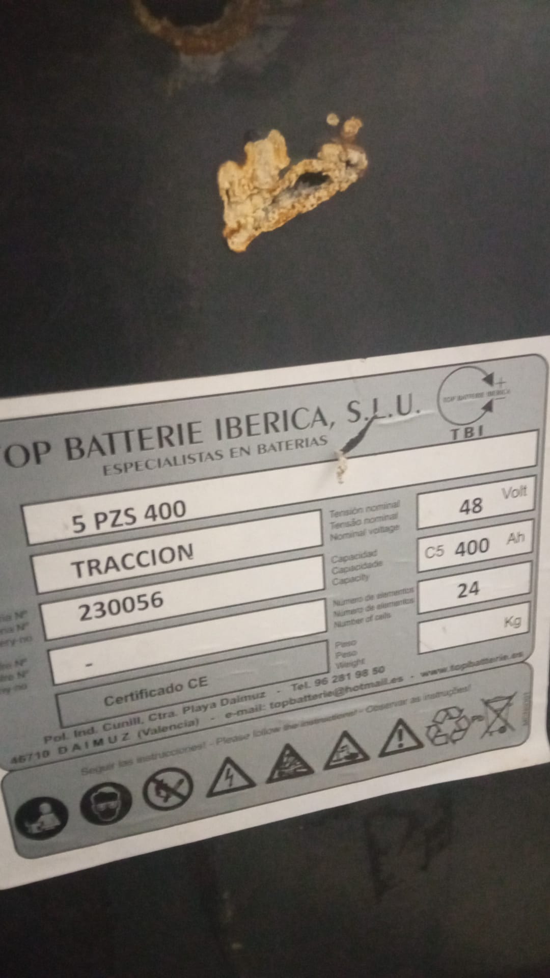 CARRETILLA ELEVADORA ELÉCTRICA NYK FB15P- 1.500 Kg - OCASIÓN- PRECIO: 3.700 € - Imagen 6